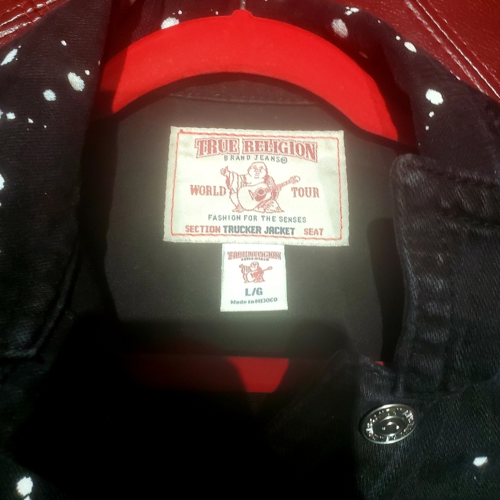 True Religion Scatter Trucker  Jacket - Picture 2 of 7